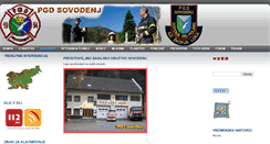 Desktop Screenshot of pgd-sovodenj.si